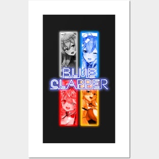 Blue Clapper Hololive 5th Gen Posters and Art